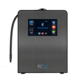 Hydrogen water machine with touchscreen and metal finish, flexible spout attached